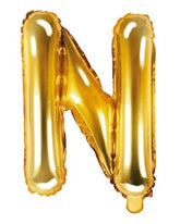 Globo de foil letra N Gold